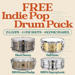 FREE - Indie Pop & Alt Rock Groove Essentials - Drum Sample Pack